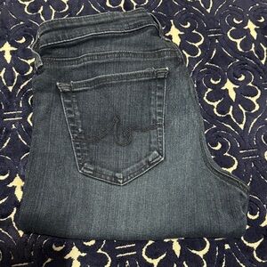 AG Classic Blue Straight Leg Women's Jeans